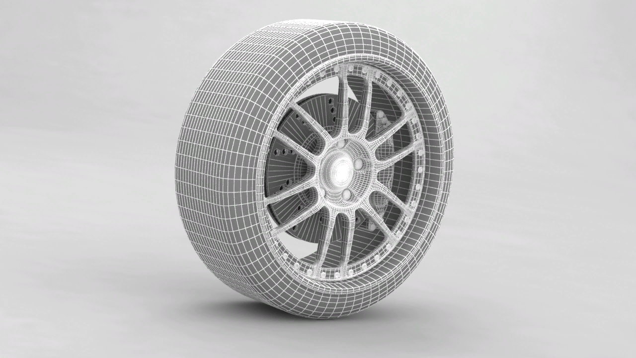 Моделирование колес для автомобиля